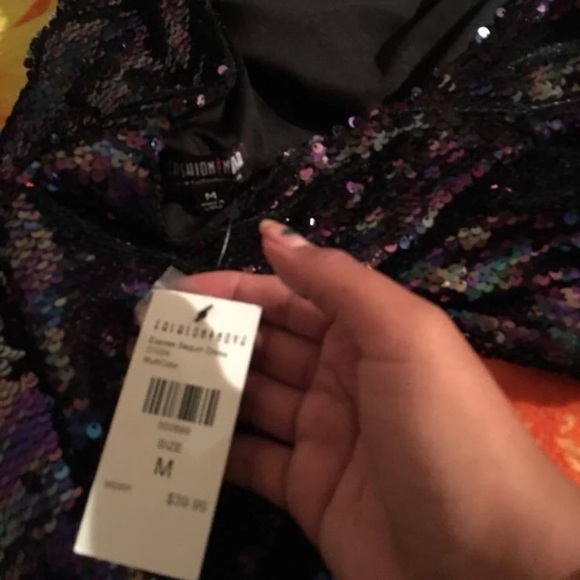 Black sparkly dress - Picture 3 of 3